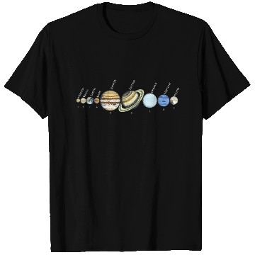 Discover Solar System Astrophysic Planets, Solar System T Shirts