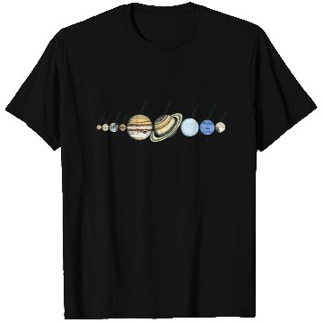 Discover Solar System Astrophysic Planets, Solar System T Shirts