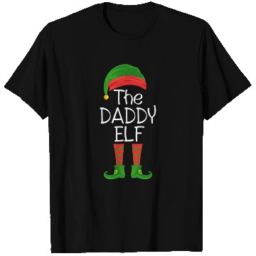 Discover THE DADDY ELF, Funny Christmas gift idea print T Shirts