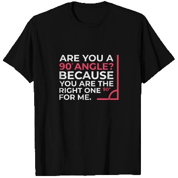 Discover Mathematics Right Angle Cheesy Pun Math Geek T Shirts