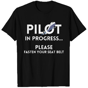 Discover pilot in progress future pilot airplane aircraft T Shirts