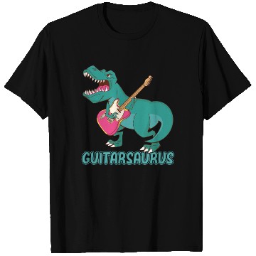 Discover Guitarsaurus - Guitarist Bass Guitar Player T Shirts