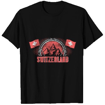 Discover Switzerland Matterhorn Flag Gift Idea T Shirts