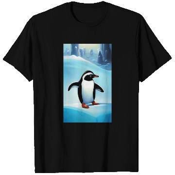Discover Penguin on ice T Shirts