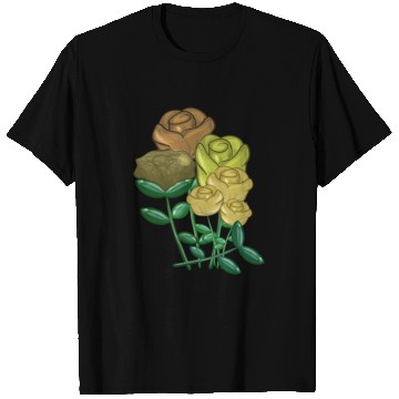 Discover flowers bouquet symbol nature yellow T Shirts