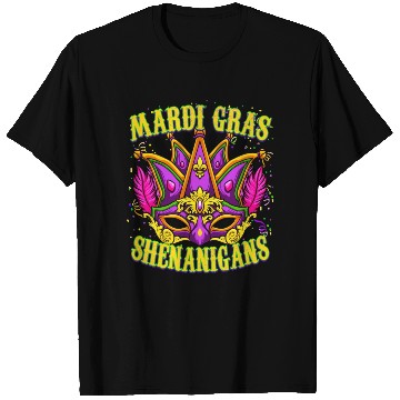 Discover Funny Mardi Gras - Mardi Gras Shenanigans T Shirts