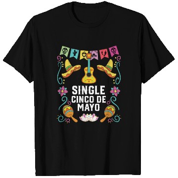 Discover Single Cinco De Mayo Mexican Pride Mexico Country T Shirts