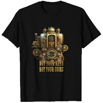 Discover Not your keys not your coins Bitcoin hartwallet T Shirts