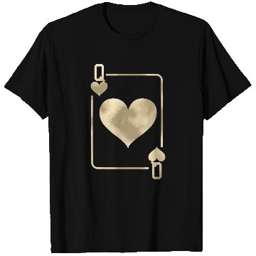 Discover Queen Of Hearts Playing Card Halloween T Shirts