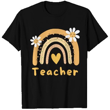 Discover Cute Yellow Floral Teacher T Shirts