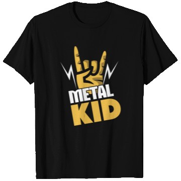 Discover Rock Sign Rocker Hand Metal Kid Metal Lover T Shirts