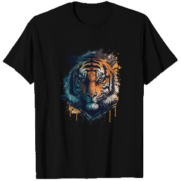 Discover Tiger for Animal Lovers T Shirts