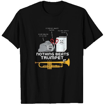 Discover Rock Paper Siccor Nothing Beats Trumpet T Shirts
