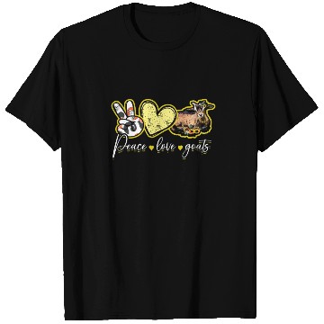 Discover Peace Love Goats - goat T Shirts