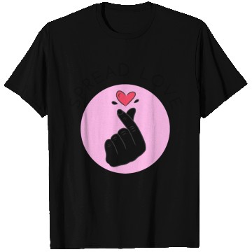 Discover Korean heart symbol - Spread Love Intention Series T Shirts