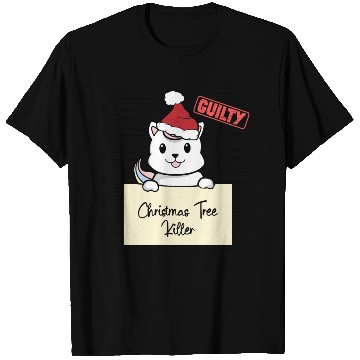 Discover Unicorn cat christmas funny prison T Shirts