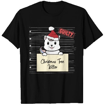 Discover Unicorn cat christmas funny prison T Shirts