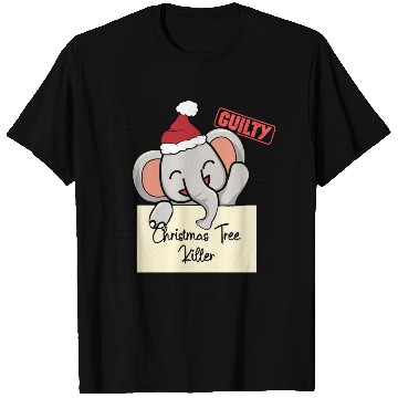 Discover Elephant christmas funny prison T Shirts