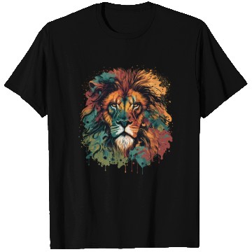 Discover Face of Lion Design T Shirts