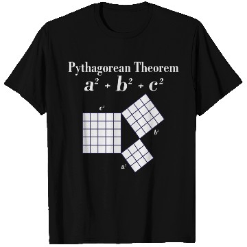 Discover Nerdy Pythagorean Theorem Triangles Math Teacher T Shirts