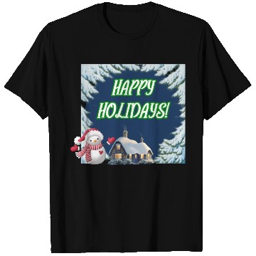 Discover HAPPY HOLIDAYS Green122 T Shirts