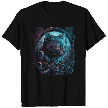 Discover Midnight Kitty T Shirts
