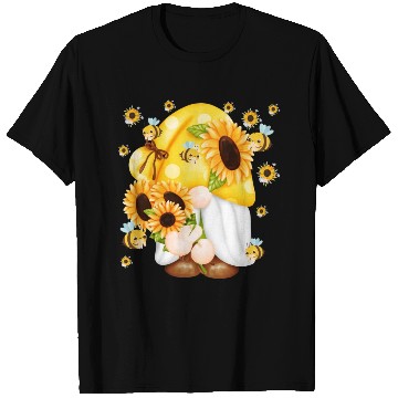 Discover Sunflower Gnome With Bee T Shirts