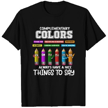 Discover Complementary Colors Pun Artist Art Teacher T Shirts