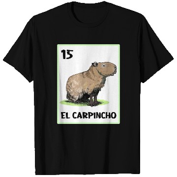 Discover El Carpincho Mexican Capybara Cards T Shirts