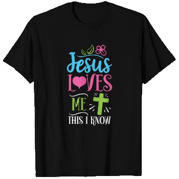 Discover Jesus Loves Me This I Know Easter Day Quotes T Shirts
