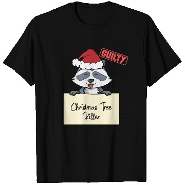Discover Raccoon christmas funny prison T Shirts