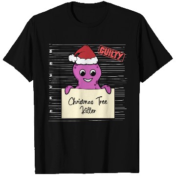 Discover Octopus christmas funny prison T Shirts