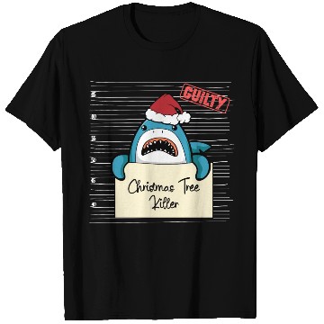 Discover Shark christmas funny prison T Shirts