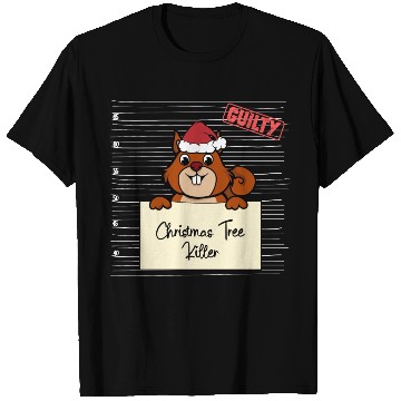 Discover Squirrel christmas funny prison T Shirts