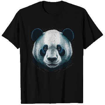 Discover Realistic Panda Head T Shirts