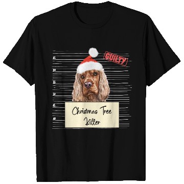 Discover English cocker Spaniel christmas funny prison T Shirts