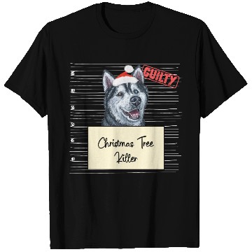 Discover Husky christmas funny prison T Shirts