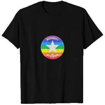 Discover Diversity not Division Peace Love Inclusionn Human T Shirts
