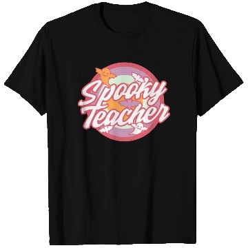 Discover Halloween Teacher T Shirts, Spooky Teacher Ghost Bat