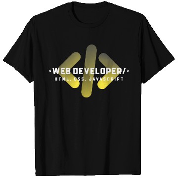 Discover Web Developer (HTML, CSS, JavaScript) T Shirts