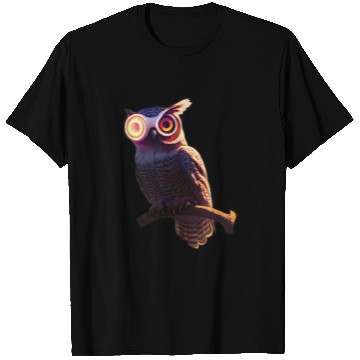 Discover Robot owl hybrid creature T Shirts