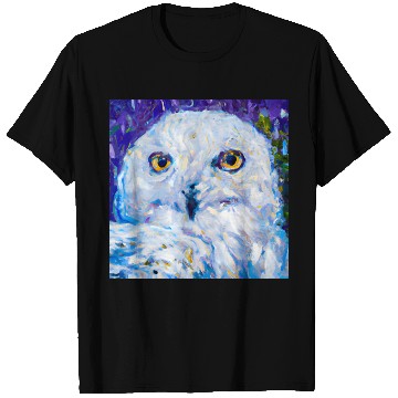 Discover Neo-Impressionist Snowy Owl T Shirts
