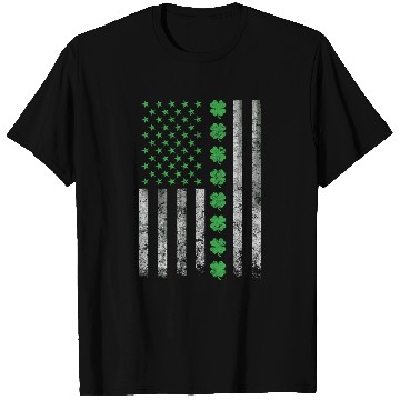 Discover St Patricks Day United States Flag Irish T Shirts