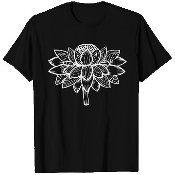 Discover Flower Sunflower Drawing Illustration T Shirts T Shirts