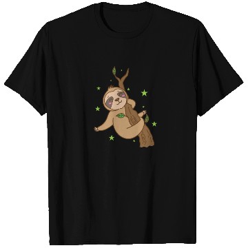 Discover Sloth chilling on Tree Nature lazy T Shirts