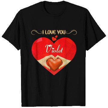 Discover I love you Violet T Shirts