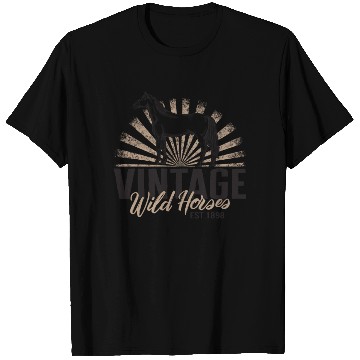 Discover Cowboy T Shirts, Vintage Wild Horses Est 1898