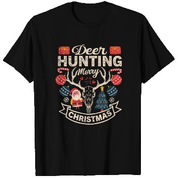 Discover Deer Hunting Merry Christmas T Shirts
