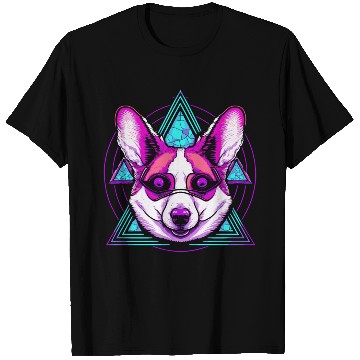 Discover Geometric Corgi T Shirts