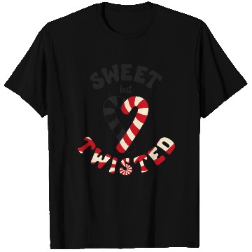 Discover Sweet but twisted candy canes pun T Shirts
